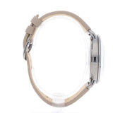 Emporio Armani Aviator Chronograph Quartz Grey Dial Beige Leather Strap Watch For Men - AR11107 Authentic Buy Shop Now
