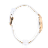 Daniel Wellington Classic Petite Bondi Black Dial White Leather Strap Watch For Women - DW00100285 Authentic Buy Shop Now