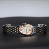 Bvlgari Serpenti Seduttori Quartz Silver Dial Silver Steel Strap Watch for Women - SERPENTI103144 Authentic Buy Shop Now