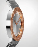 Bvlgari Bvlgari Bvlgari Lady Diamonds Silver Dial Silver Steel Strap Watch for Women - BVLGARI103577 Authentic Buy Shop Now