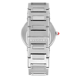 Bvlgari Bvlgari Bvlgari Lady Green Dial Silver Steel Strap Watch for Women - BVLGARI103693 Authentic Buy Shop Now