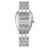 Bvlgari Serpenti Seduttori Diamonds Black Dial Silver Steel Strap Watch for Women - SERPENTI103449 Authentic Buy Shop Now