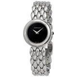 Versace V-Flare Quartz Black Dial Silver Steel Strap Watch for Women - VEBN00618 Authentic Buy Shop Now