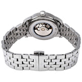 Tissot Le Locle Automatic Diamonds Mother of Pearl Black Dial Silver Steel Strap Watch For Women - T006.207.11.126.00 Authentic Buy Shop Now