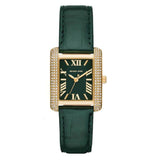 Michael Kors Emery Quartz Diamonds Green Dial Green Leather Strap Watch For Women - MK4697 Authentic Buy Shop Now