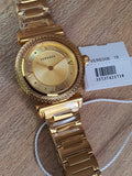 Versace V-Motif Gold Dial Gold Steel Strap Watch for Women - VERE00618 Authentic Buy Shop Now