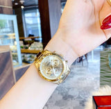Fossil Boyfriend Gold Dial Gold Steel Strap Watch for Women - ES3884 Authentic Buy Shop Now