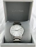 Calvin Klein City Silver Dial Silver Steel Strap Watch for Men - K2G2G146 Authentic Buy Shop Now