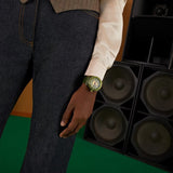 Gucci Dive Automatic Green Dial Green Rubber Strap Unisex Watch - YA136345 Authentic Buy Shop Now