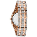 Bulova Crystal Collection Silver Crystals Dial Two Tone Steel Strap Watch for Women - 98L235 Authentic Buy Shop Now