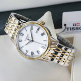 Tissot T Classic Carson Quartz White Dial Two Tone Steel Strap Watch for Men - T085.410.22.013.00 Authentic Buy Shop Now