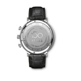 IWC Portofino Chronograph Blue Dial Black Leather Strap Watch for Men - IW391023 Authentic Buy Shop Now