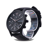 Emporio Armani Renato Chronograph Black Dial Black Nylon Strap Watch For Men - AR11457 Authentic Buy Shop Now