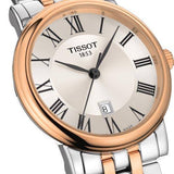 Tissot Carson Premium Lady Silver Dial Two Tone Steel Strap Watch For Women - T122.210.22.033.01 Authentic Buy Shop Now