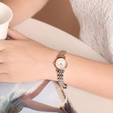 Emporio Armani Mother of Pearl Dial Two Tone Steel Strap Watch For Women - AR1689 Authentic Buy Shop Now