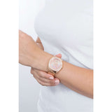 Guess G Twist Diamonds Rose Gold Dial Rose Gold Steel Strap Watch For Women - W1201L3 Authentic Buy Shop Now