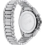 Hugo Boss Chronograph Black Dial Silver Steel Strap Watch for Men - 151080 Authentic Buy Shop Now