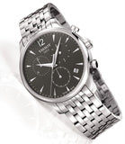 Tissot T Classic Tradition Chronograph Black Dial Silver Steel Strap Watch For Men - T063.617.11.067.00 Authentic Buy Shop Now