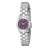 Marc Jacobs Amy Purple Dial Silver Steel Strap Watch for Women - MBM3228 Authentic Buy Shop Now