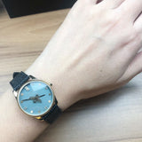 Gucci G Timeless Quartz Blue Dial Black Leather Strap Watch For Men - YA1265018 Authentic Buy Shop Now