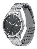 Lacoste Vienna Gray Dial Gray Steel Strap Watch for Men - 2011073T Authentic Buy Shop Now