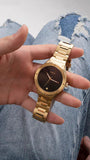 Guess Scope Quartz Black Dial Gold Steel Strap Watch for Men - GW0427G2 Authentic Buy Shop Now