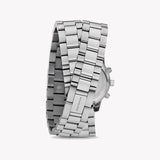 Michael Kors Runway Chronograph Analog Silver Dial Silver Steel Strap Watch for Women - MK7454 Authentic Buy Shop Now