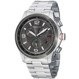 Gucci G Timeless Chronograph Grey Dial Silver Steel Strap Watch For Men - YA126238 Authentic Buy Shop Now