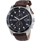 Fossil Wakefield Black Dial Brown Leather Strap Watch for Men - CH2944 Authentic Buy Shop Now