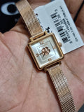 Coach Cass White Dial Rose Gold Mesh Bracelet Watch for Women - 14503698 Authentic Buy Shop Now