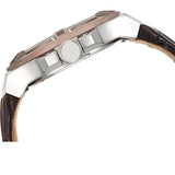 Guess Rigor Analogue Quartz Blue Dial Brown Leather Strap Watch For Men - W0040G10 Authentic Buy Shop Now