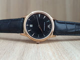 Emporio Armani Classic Black Dial Black Leather Strap Watch for Women - AR2445 Authentic Buy Shop Now