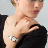 Marc Jacobs Baker White Dial White Leather Strap Watch for Women - MBM1284 Authentic Buy Shop Now