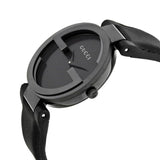 Gucci Interlocking G Black Dial Watch For Women - YA133302 Authentic Buy Shop Now