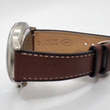 Fossil Retro Pilot Chronograph Silver Dial Brown Leather Strap Watch for Men - FS5809 Authentic Buy Shop Now
