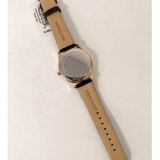 Michael Kors Layton Three Hand Mother of Pearl Black Dial Black Leather Strap Watch For Women - MK2911 Authentic Buy Shop Now