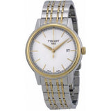 Tissot T Classic Carson Quartz White Dial Two Tone Steel Strap Watch for Men - T085.410.22.011.00 Authentic Buy Shop Now