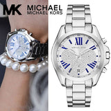 Michael Kors Bradshaw Quartz Silver Dial Silver Steel Strap Watch For Women - MK6320 Authentic Buy Shop Now