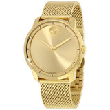 Movado Bold Gold Dial Gold Mesh Bracelet Watch For Men - 3600373 Authentic Buy Shop Now