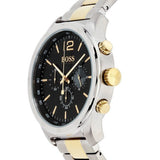 Hugo Boss Professional Black Dial Two Tone Steel Strap Watch for Men - 1513529 Authentic Buy Shop Now