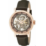 Fossil Boyfriend Automatic Skeleton Grey Dial Grey Leather Strap Watch for Women - ME3089 Authentic Buy Shop Now