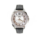 Coach Boyfriend Silver Dial Black Leather Strap Watch for Women - 14503152 Authentic Buy Shop Now