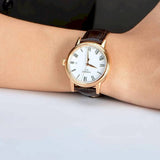 Tissot T Classic Carson White Dial Brown Leather Strap Watch For Men - T085.410.36.013.00 Authentic Buy Shop Now