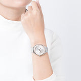 Michael Kors Nia Quartz Silver Dial Silver Steel Strap Watch For Women - MK3988 Authentic Buy Shop Now
