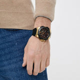 Guess Genesis Chronograph Black Dial Black Silicone Strap Watch For Men - GW0100G1 Authentic Buy Shop Now