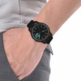 Lacoste 12.12 Black Dial Black Silicon Strap Watch for Men - 2011134 Authentic Buy Shop Now