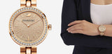 Swarovski Daytime Analog Gold Dial Gold Steel Strap Watch for Women - 5182231 Authentic Buy Shop Now