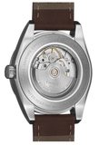 Tissot Gentleman Powermatic 80 Silicium Silver Dial Brown Leather Strap Watch For Men - T127.407.16.031.00 Authentic Buy Shop Now