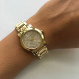 Burberry The City Gold Dial Gold Steel Strap Watch for Women - BU9234 Authentic Buy Shop Now