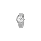 Calvin Klein Minimal White Dial Silver Mesh Bracelet Watch for Men - K3M5115X Authentic Buy Shop Now